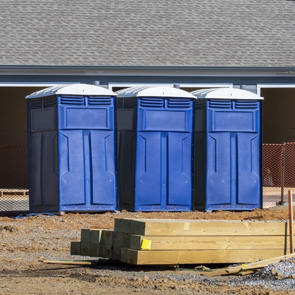 what is the cost difference between standard and deluxe porta potty rentals in Norton